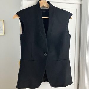 COS 100%wool one button vest - waistcoat